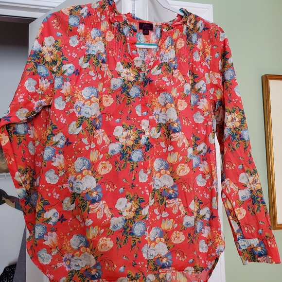 J Crew Liberty of London Floral Blouse - Picture 4 of 7